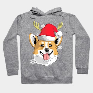 Corgi Christmas Santa Hoodie